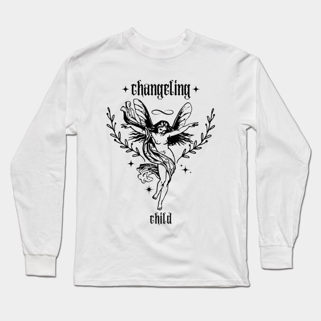 Changeling Child Fairy Long Sleeve T-Shirt by NeuroChaos